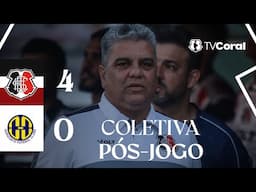 TV Coral - Coletiva pós-jogo com Marcelo Cabo - Santa Cruz 4x0 Horizonte - Série D 2025