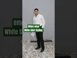 Office wear. White Shirt Styling for men. #mensfashion #shirts #fashion #whiteshirt #officelooks