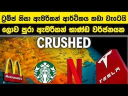 ලොව පුරා ඇමරිකන් භාණ්ඩ වර්ජනයක | The Real Reason Behind Trump’s 90-Day Tariff Pause