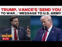LIVE: Amid Iran-Israel Clash, Trump & Vance's 'Send You To War…' Message To US Military| DC Parade