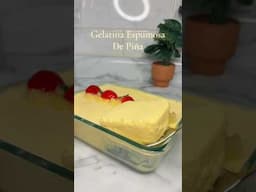 Gelatina de piña cremosa