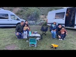 Two Vans Camping Down by the River | A Van Life Family Vlog