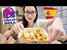 TRYING TACO BELL IN SPAIN | American In Spain