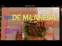 Beer De Milanesa Steak Party Centerpiece