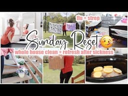 ✨ SUNDAY RESET \\ whole house clean + refresh after sickness (flu & strep) \\ Cleaning Motivation