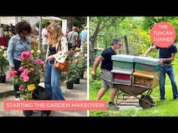 TUSCAN FLOWER MARKET HAUL & PREPARING FOR BEES!