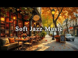 🌿Outdoor Coffee Shop Ambience & Relaxing Jazz Music for Good Mood ☕ Smooth Jazz Instrumental Music