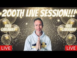 200th Live Session Including a Free Giveaway!