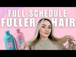 Busy Girl Haircare: How I Grew Healthier, Stronger Hair With Hairburst 💗 AD | MISS BOUX