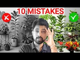 10 Mistakes Killing Your INDOOR PLANTS | Indoor plants Care & tips