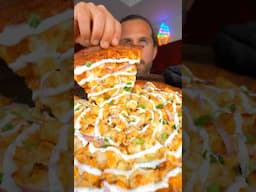 112g Protein Large Buffalo Chicken Pizza #pizza #proteinpizza #lowcalorie  #macrofriendly