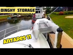 Dinghy Storage on a Beneteau Antares 11