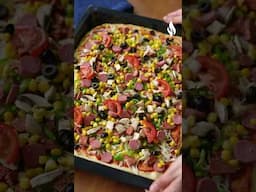 Tepside Ev Pizzası Tarifi 🍕😋 Nefis Yemek Tarifleri #shorts #nefisyemektarifleri