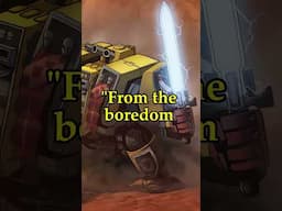 Lamenters Dreadnought is a MASTER of Stealth #warhammer40k #lore #explained #warhammer #shorts