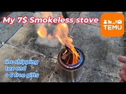 Smokeless Stove for UNDER $7 on TEMU! 🤯 + 6 FREE Gifts & Free Shipping. How is that even possible?
