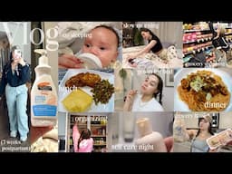 Mom vlog: new mom era +baby's 1st outing +organizing my seasoning cabinet +pamper night +etc.