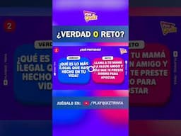 ¿Verdad o Reto? 😇👿 | PlayQuiz Short
