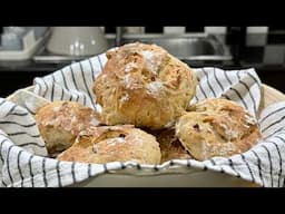 Homemade BREAD for Lazy People 🤪 Delicious NO Knead Bread for Breakfast 🍞
