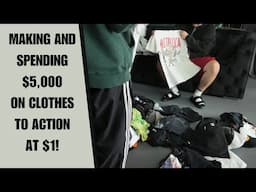 Making And Spending $5,000 On Clothes to Auction at $1! DFW Vintage Swapcon Vlog