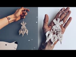 DIY: Macrame Tiny Dream Catcher / Micromacrame Tutorial
