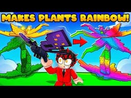 I Got NEW OP Butterfly Pet which Turns Plants RAINBOW in Grow a Garden.. (This is Broken!)