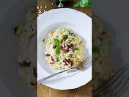 Summer Risotto - Quick to prep, fresh tasty ingredients. My FAV vegetarian dish #risotto #recipe