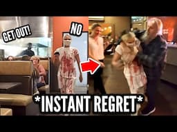 Man FIGHTS BACK Against Vegan Protestor And This Happens!