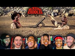 TOP "'QUICKSAND Scene" Reactions! Blazing Saddles 1974 Movie Reaction *First Time Watching*