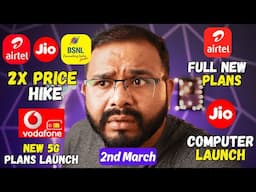 Shocking Price Increase in 2025, Bad News for VI Users, New Plans, VI New 5G || Telco News 2nd Mar