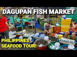 BIGGEST Fish Market in Pangasinan! Dagupan Fish Market & Street Food Tour 2025 | Philippines