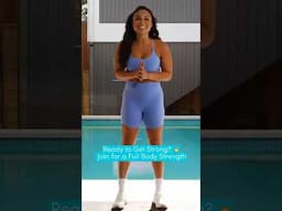 Get Strong! 💥 Join for a Full Body Strength: Your Go-To Everyday Workout for Toned Body! 🤸‍♀️🌟  #tiu