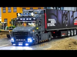 GREAT DISPLAY RC TRUCKS, RC EXCAVATOR, RC TRACTOR, RC TRAIN, RC DOZER, RC CONSTRUCTION SITE ACTION!!