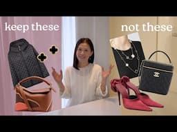 I let go of many luxury items without any regrets, here's how.