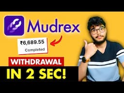 Mudrex Bank Withdrawal in 2 Sec! | How to withdraw Funds in Mudrex | Mudrex Withdrawal