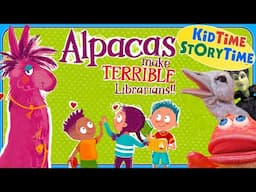 Alpacas Make TERRIBLE Librarians | alpaca read aloud ❌🦙