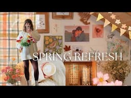 Sunday Reset Routine🌷 Refreshing My Cabin in the Woods for Spring