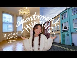 Apartment Hunting in LONDON 🇬🇧 (11 flats aahhhh!!!)