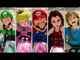 Mario Kart 8: All Characters Burnout & Rocket Boost Animations (Including DLC)