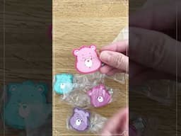 #กิ๊บติดผม #carebears ติดได้ทั้งสองฝั่ง #น่ารัก #รีวิวญี่ปุ่น #kawaii #stationery #hairclip