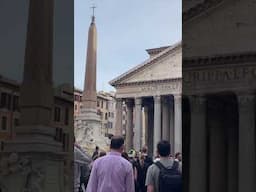 Crowds at the Pantheon in Rome #shorts #rome #pantheon #romeitaly #roma #romeattractions #historic