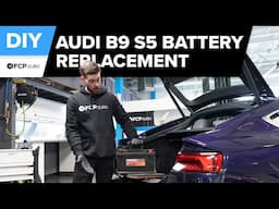 Audi S5 Engine Battery Replacement DIY (2018-2025 Audi B9 S4, S5 Sportback, A4, A5 Sportback)