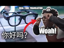 These AI Smart Glasses Can Translate Language in Real Time! #ishowspeed