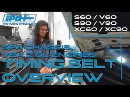 Timing Belt Overview 2.0L VAE T5 T6 T8 models - SPA (P5) 2016 and newer XC90 XC60 V60 V90 S60 S90