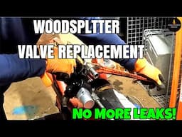 LOG SPLITTER VALVE REPLACEMENT #FIREWOOD #WOODSPLITTERVALVE