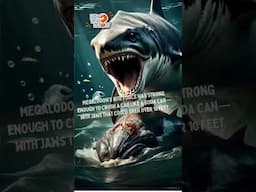 Did You Know Megalodon Could Crush a Car? | Apex Shark Unleashed  #facts  #animals