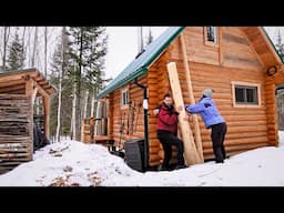 Getting started on a cabin extension! A new tool & cedar shingles & log splitting