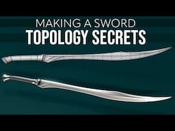 Make a Detailed Sword in Blender :Topology Tips & Hard Surface Techniques