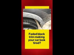 DIY Black Trim Restoration That Actually Works