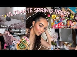 *ULTIMATE* SPRING RESET ROUTINE 2025 🌷✨ | Deep Cleaning My Room, Spring Haul, Grocery Shopping ETC