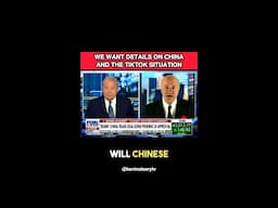 WE WANT DETAILS ON CHINA AND TIKTOK #shorts